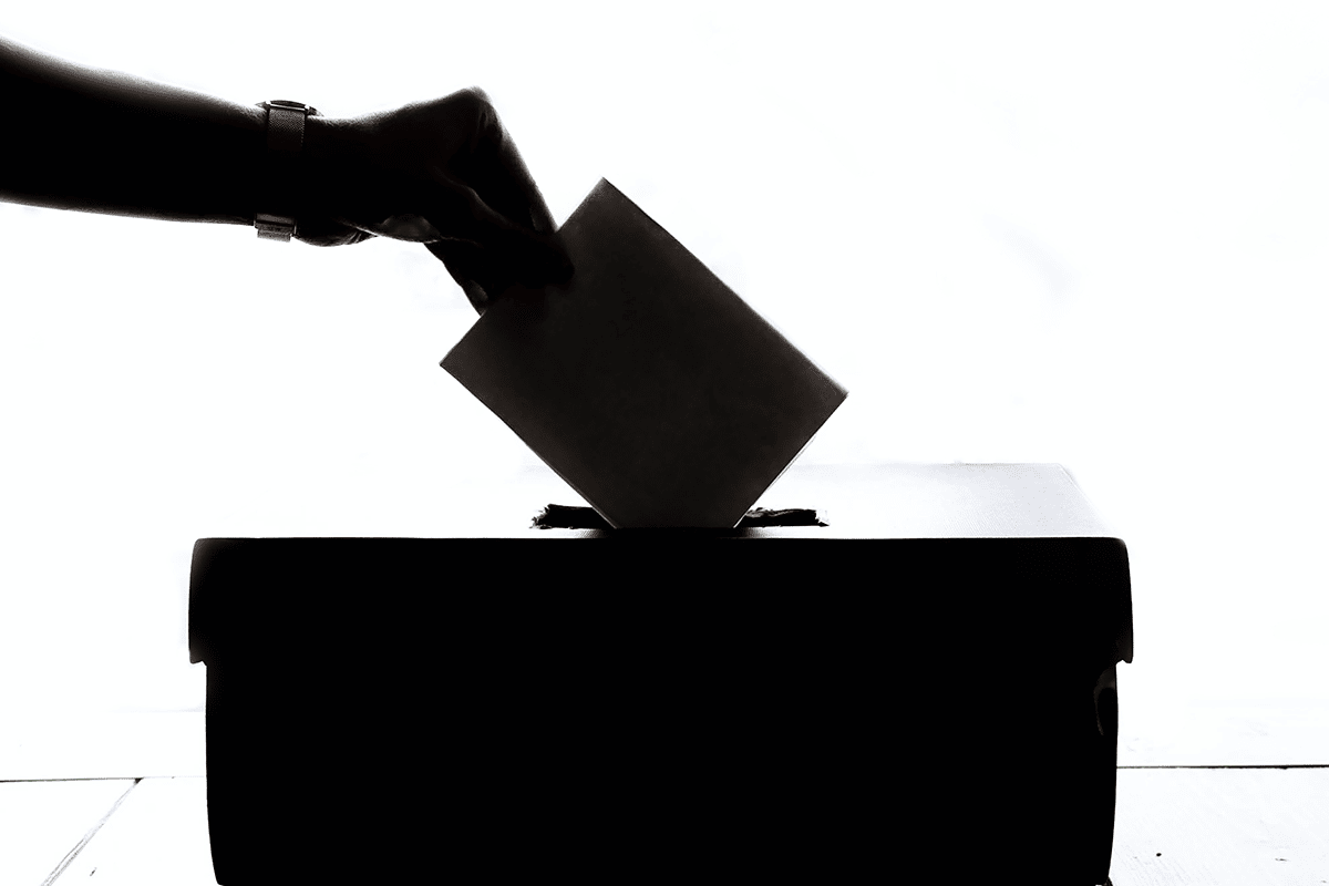 ballot box silhouette