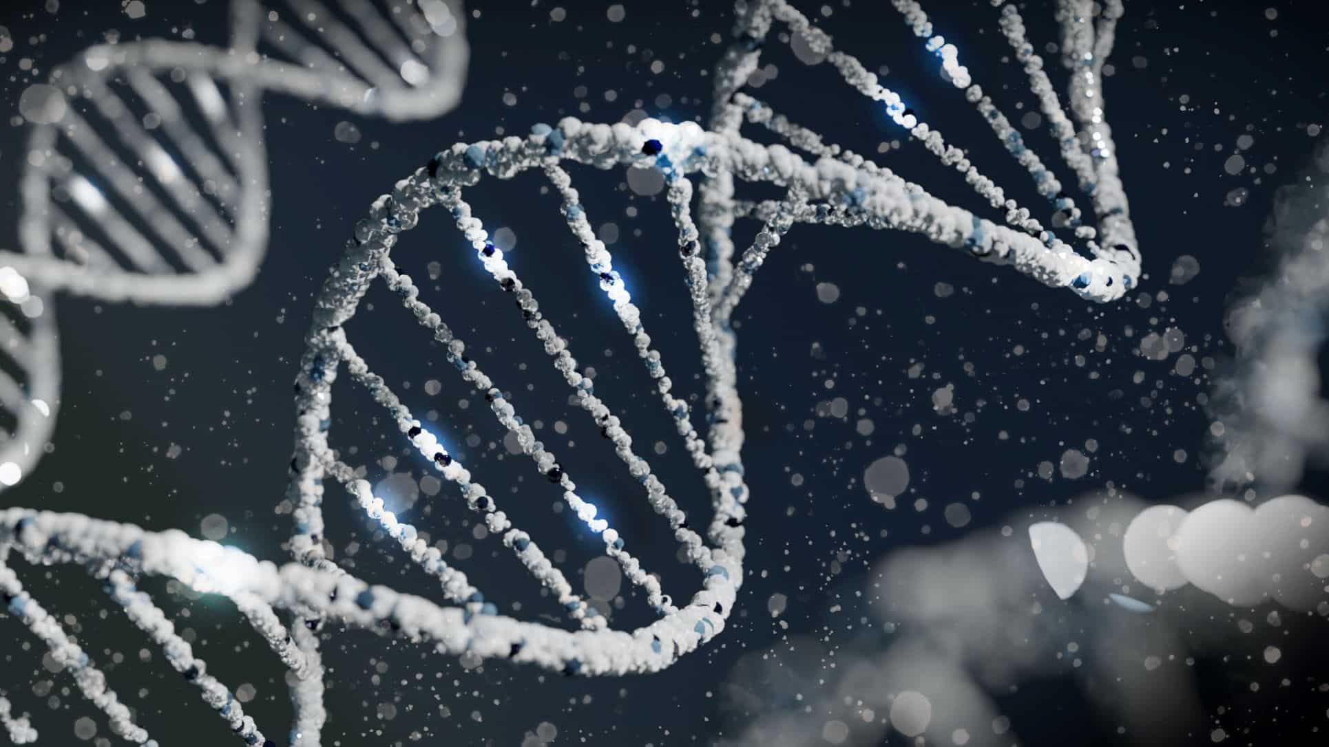 closeup image of DNA
